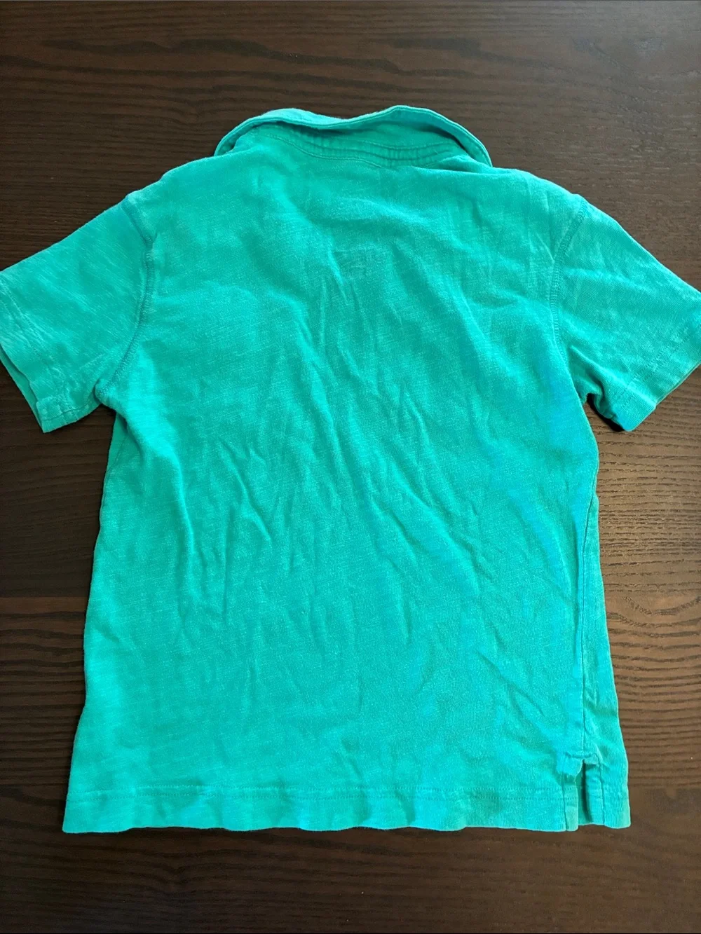 Old Navy Teal Green Kids Polo with Double Chest Pockets